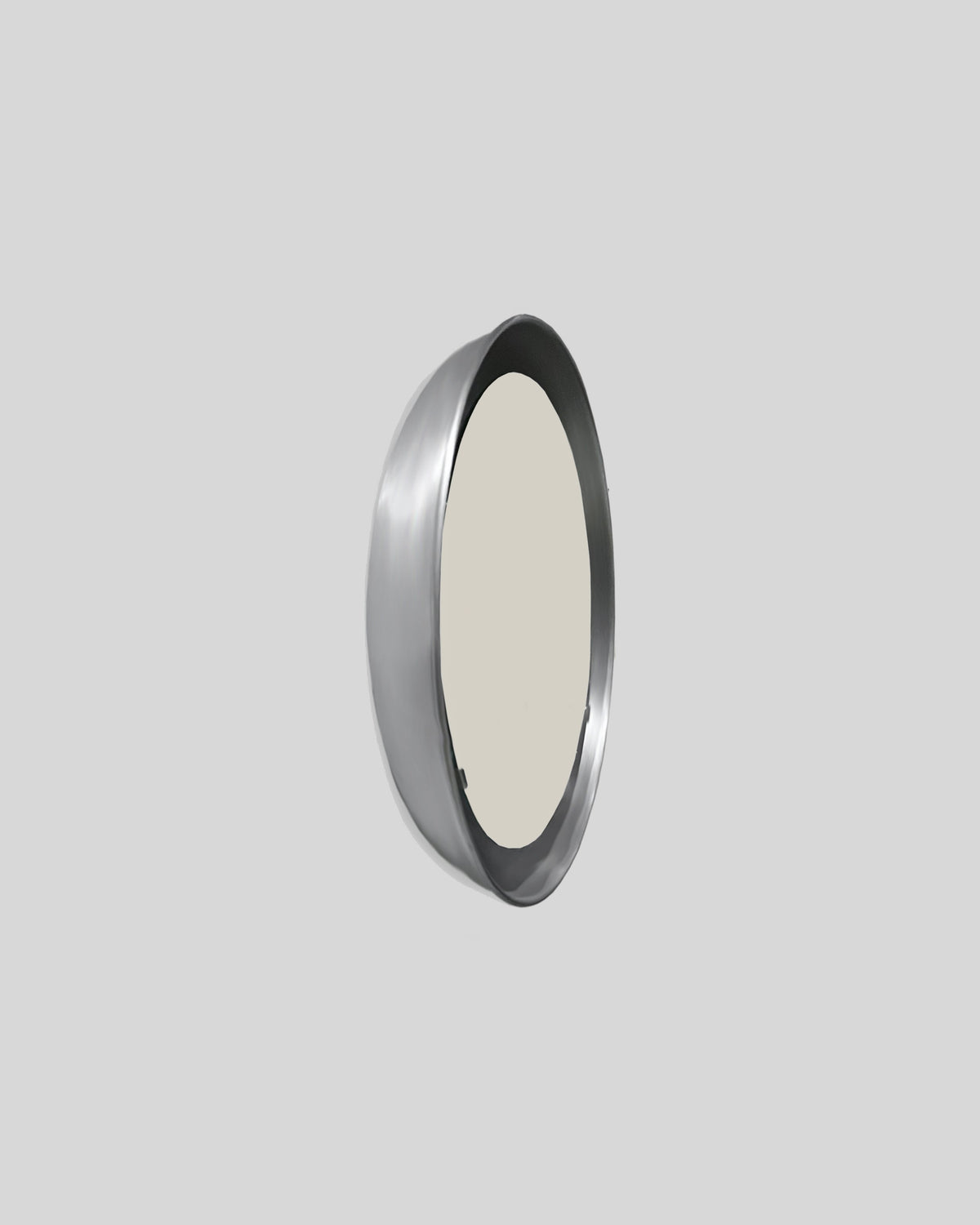 PH Mirror by Poul Henningsen, Danish design classic (1939) mirror with light and PH signature in aluminium